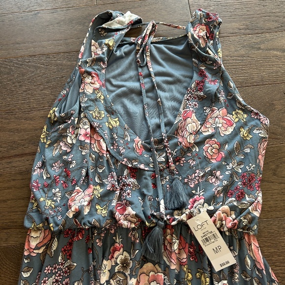 LOFT floral dress - NWT - Medium Petite - Picture 3 of 8